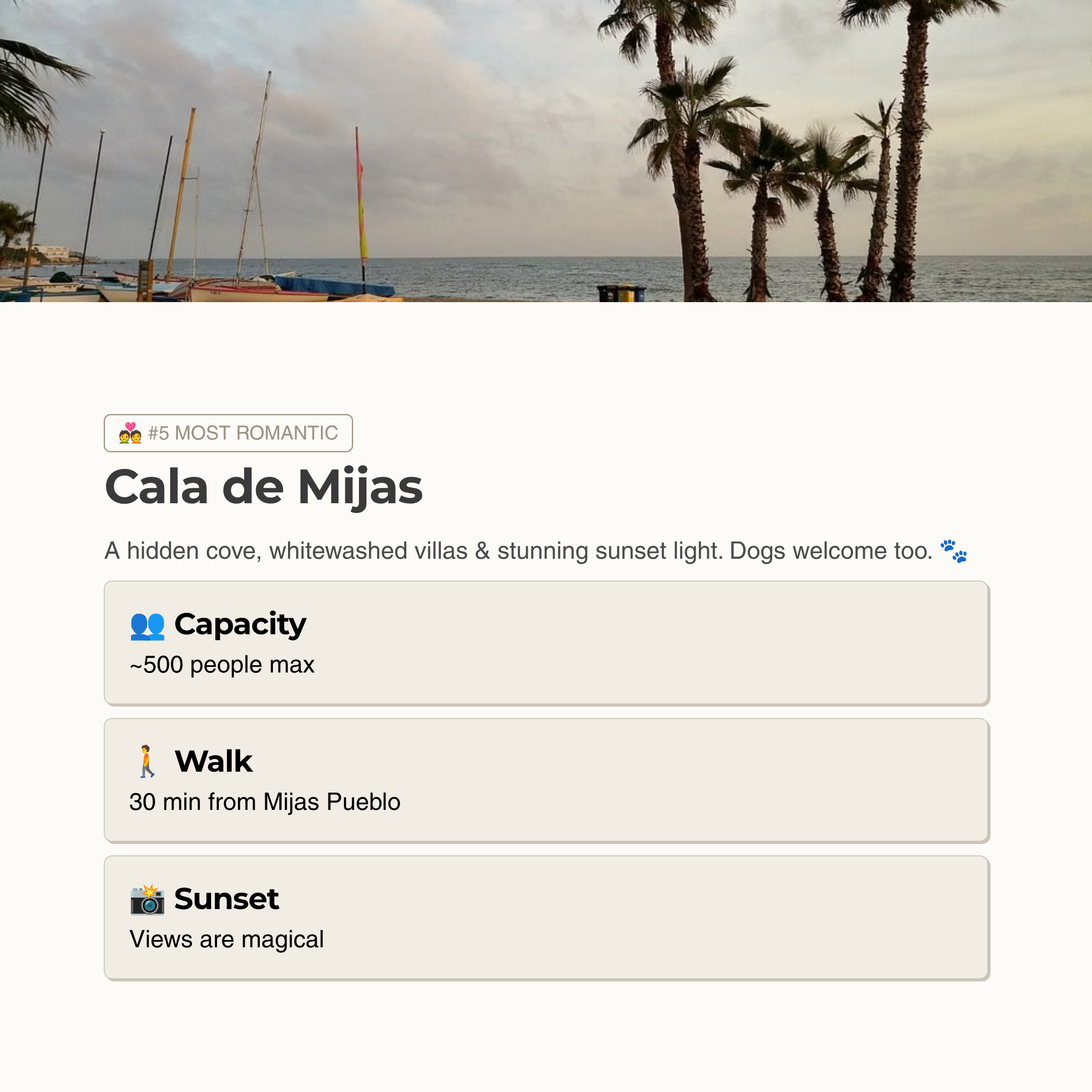 Cala de Mijas — #5 Most Romantic