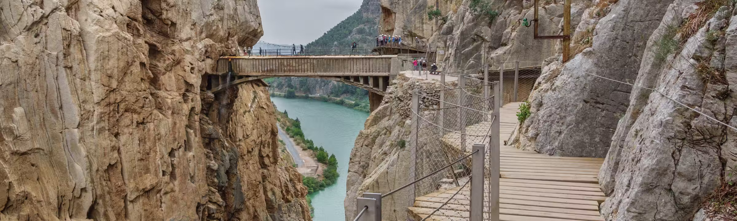 Caminito del Rey — cliff path through the Málaga gorge