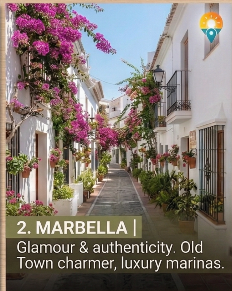 Casco antiguo y costa de Marbella